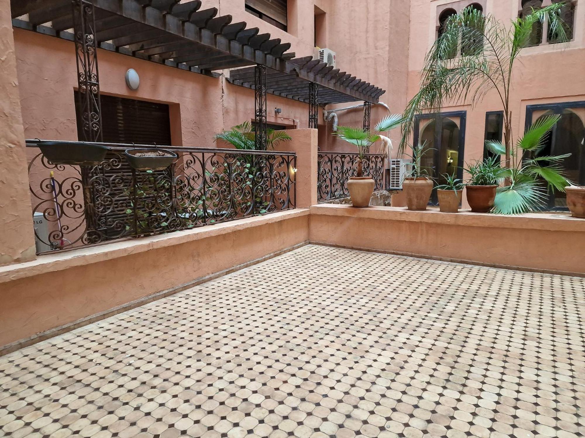Superbe Appartement Piscine Gueliz Marrakesh Exteriör bild