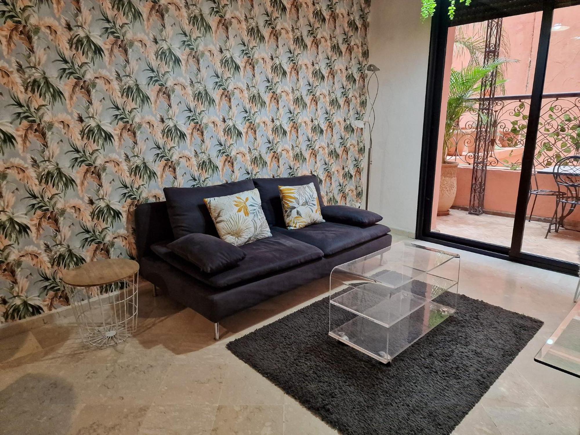Superbe Appartement Piscine Gueliz Marrakesh Exteriör bild