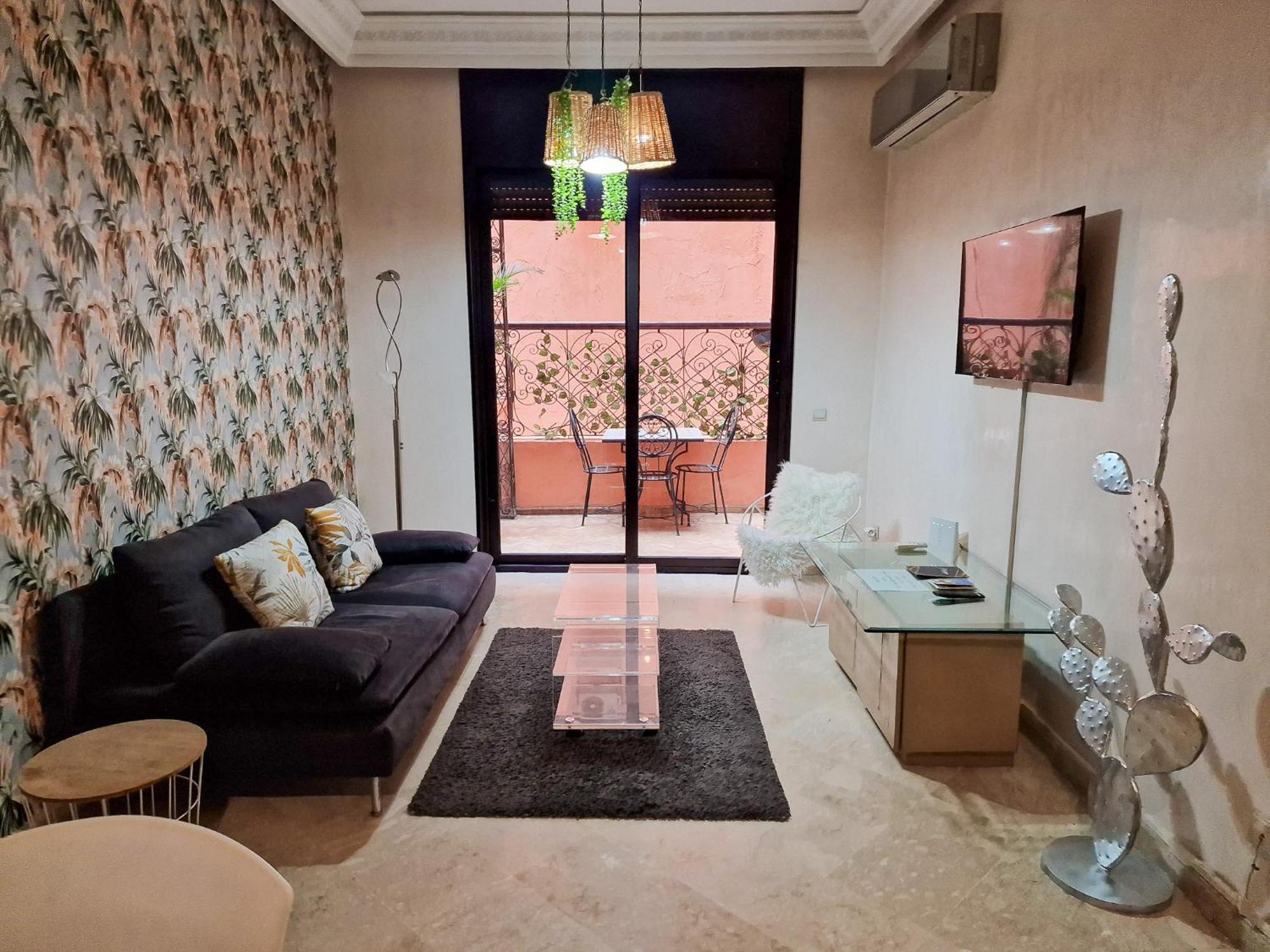 Superbe Appartement Piscine Gueliz Marrakesh Exteriör bild