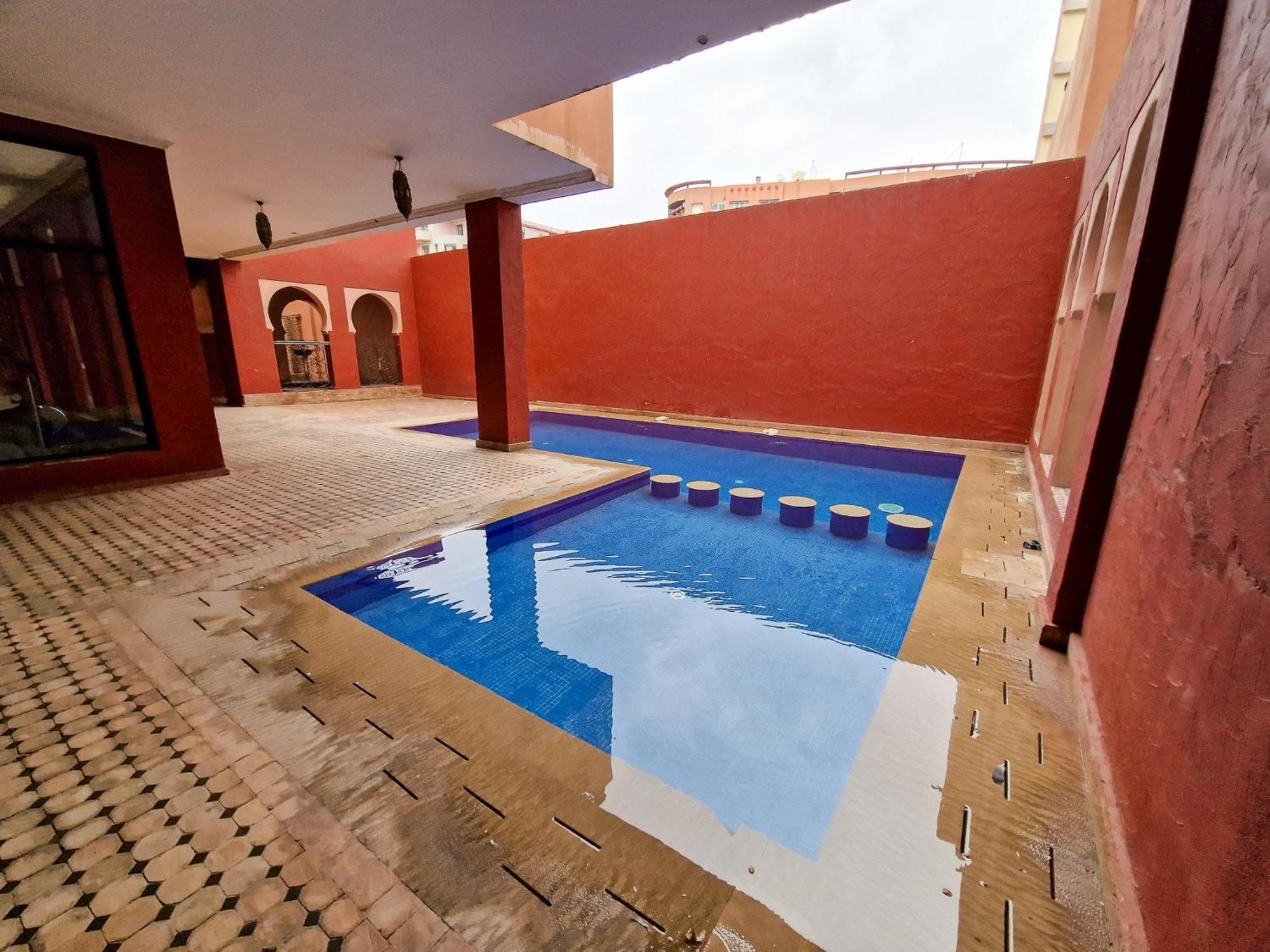 Superbe Appartement Piscine Gueliz Marrakesh Exteriör bild